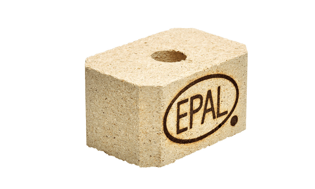 Euroblock-Palettenklotz Pool Stempel EPAL 100,0 x 145,0